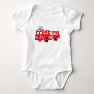 Body Para Bebé Camión de bomberos bebé onies