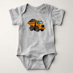 Body Para Bebé Camión de construcción/camión volquete