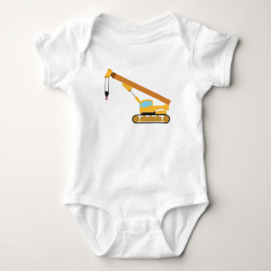 Body Para Bebé Camión de construcción de grúa