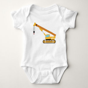 Body Para Bebé Camión de construcción de grúas