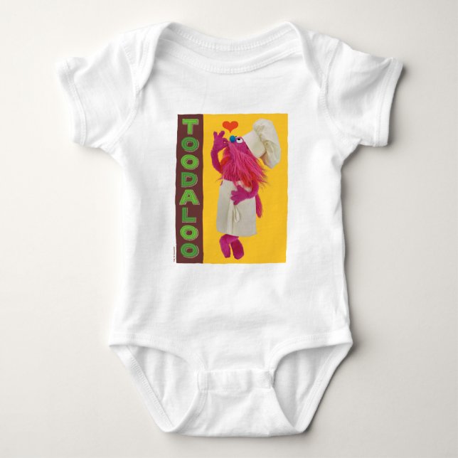 Body Para Bebé Camión de foodie de Cookie Monster | Toodaloo (Anverso)