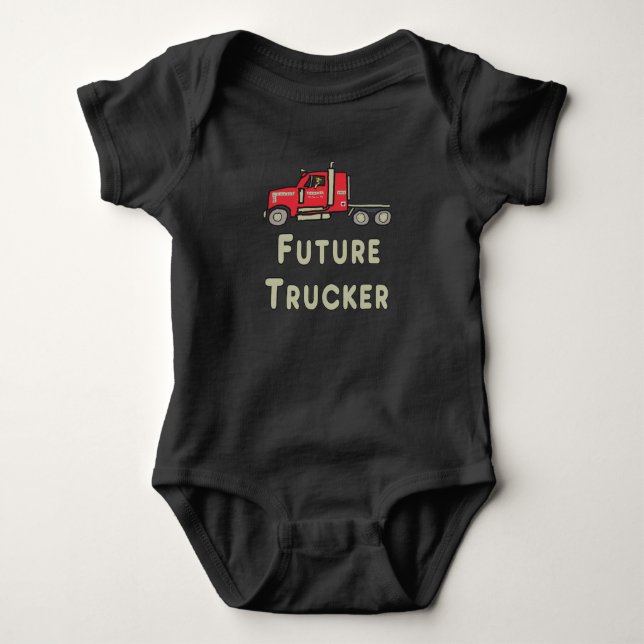 Body Para Bebé Camión futuro (Anverso)