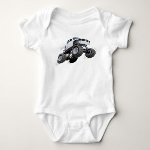 Body Para Bebé camión monstruo personalizado