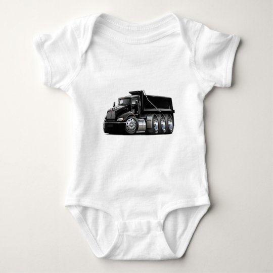 Body Para Bebe Camion Negro De Kenworth T440 Zazzle Es