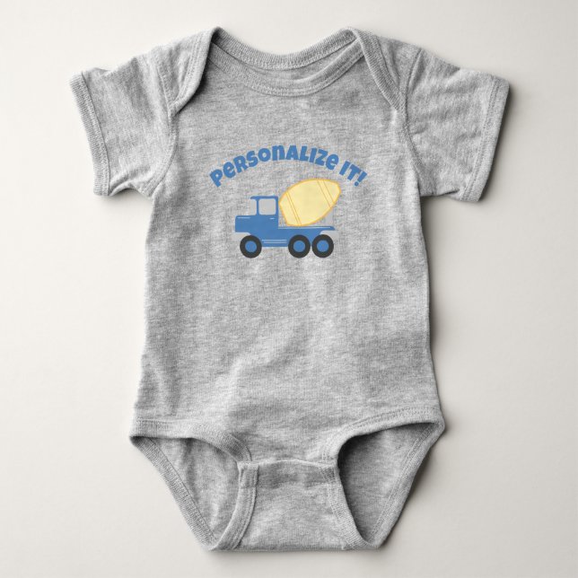 Body Para Bebé Camión pequeño (Anverso)