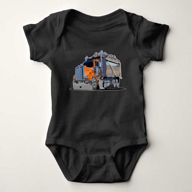 Body Para Bebé camión personalizado (Anverso)