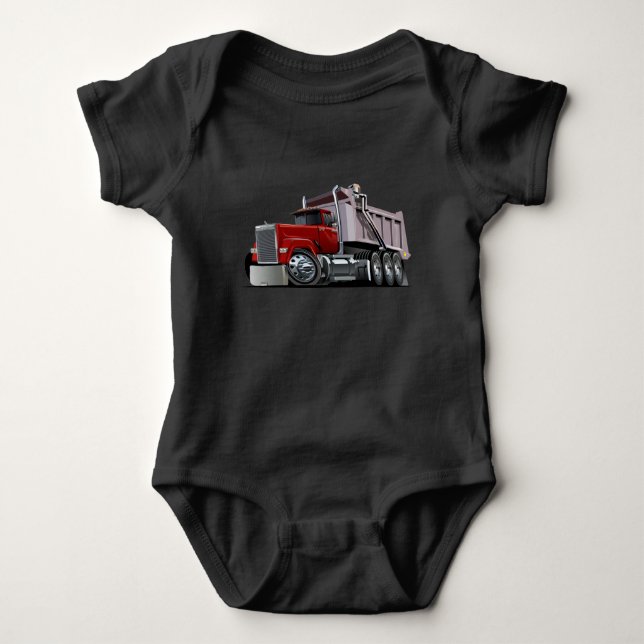 Body Para Bebé camión personalizado (Anverso)