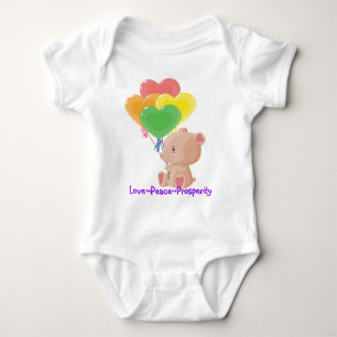 Body Para Bebé Camisas bebé con globo Bear