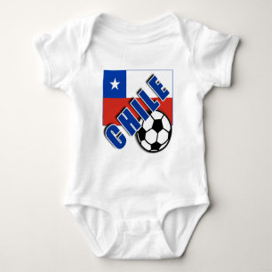 Body Para Bebé Camisas de fans del Mundial de Fútbol CHILE