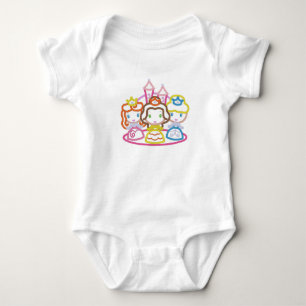 Body Para Bebé Camisas de las princesas bonitos
