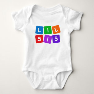 Body Para Bebé Camisas de Little Sis - elegir estilo y color