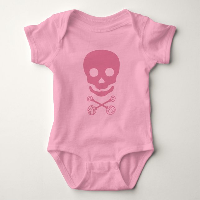 Body Para Bebé Camisas piratas de Rattle Me Timbers (Anverso)