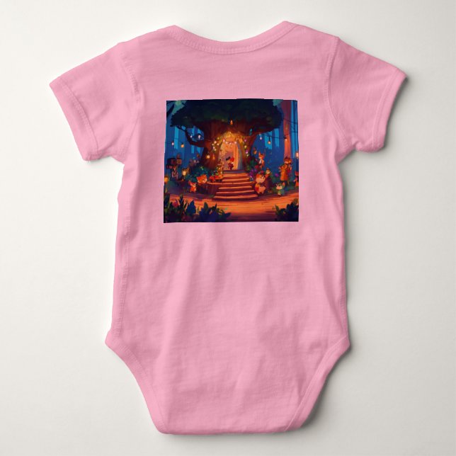 Body Para Bebé Camiseta (Reverso)