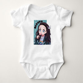 Body Para Bebé camiseta anime nezuko baby