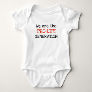 Body Para Bebé Camiseta antiabortista del bebé