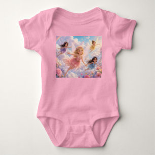 Body Para Bebé Camiseta arcoíris de sonrisas para bebé