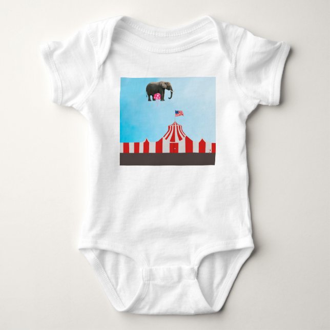 Body Para Bebé Camiseta At The Circus (Anverso)