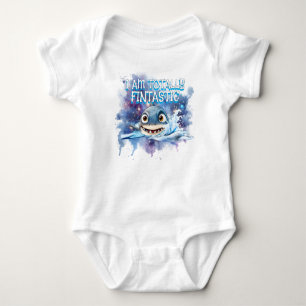 Body Para Bebé Camiseta Baby Boy Shark   Cute Fintastic