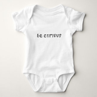 Body Para Bebé Camiseta "Be Curious" Baby Bodysuit: 0-24 M