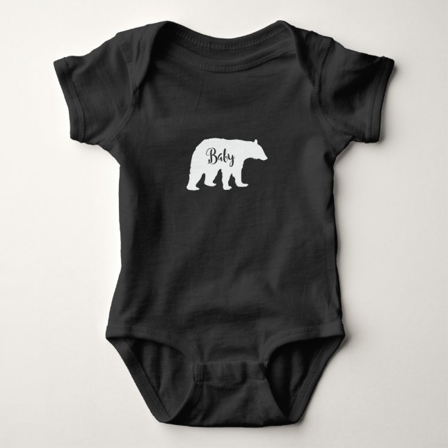 Body Para Bebé Camiseta Bear (Anverso)