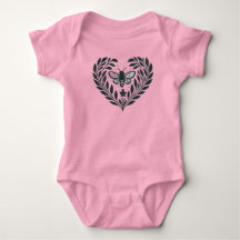 Camiseta bebé Mariposa y ramas