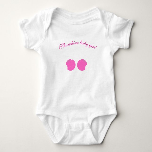 Body Para Bebé Camiseta bebé niña Shunshine (Anverso)