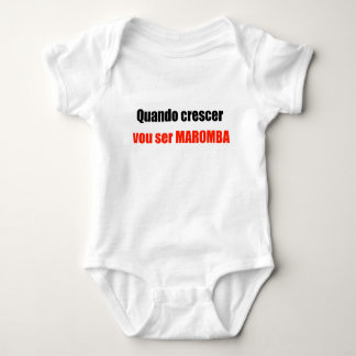 Body Para Bebé Camiseta Bebe Quando Crescer Vou Ser Maromba