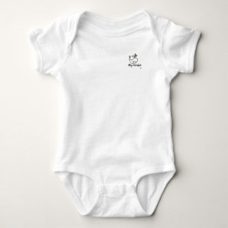 Body Para Bebé Camiseta blanca básica B3lly