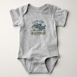 Body Para Bebé Camiseta Cape Cod Lil’ Sharky Baby
