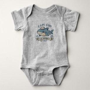 Body Para Bebé Camiseta Cape Cod Lil’ Sharky Baby