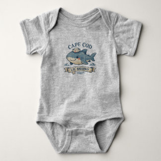 Body Para Bebé Camiseta Cape Cod Lil’ Sharky Baby