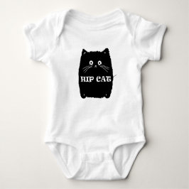 Body Para Bebé Camiseta Chubby Hip Cat.