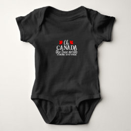 Body Para Bebé Camiseta coincidente con la familia Canada Day
