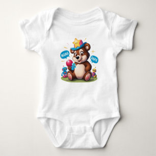 Body Para Bebé Camiseta Cute Teddy Bear