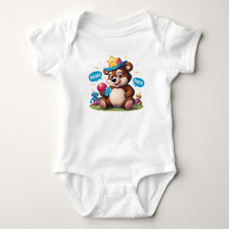 Body Para Bebé Camiseta Cute Teddy Bear
