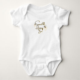 Body Para Bebé Camiseta de abeja de miel dulce para bebé