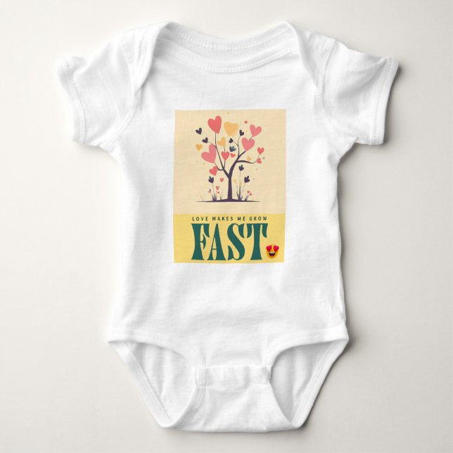 Body Para Bebé Camiseta de amor (Anverso)