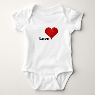 Body Para Bebé camiseta de amor