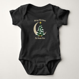Body Para Bebé Camiseta de árbol de Navidad para bebé Bodysuit Te