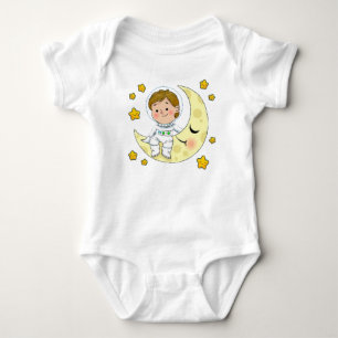 Body Para Bebé Camiseta de Astronauta, Planetas Divertidos