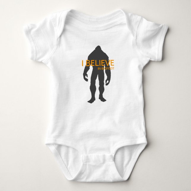 Body Para Bebé Camiseta de Baby Bigfoot (Anverso)