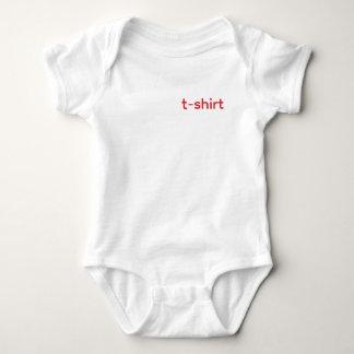 Body Para Bebé camiseta de bebé