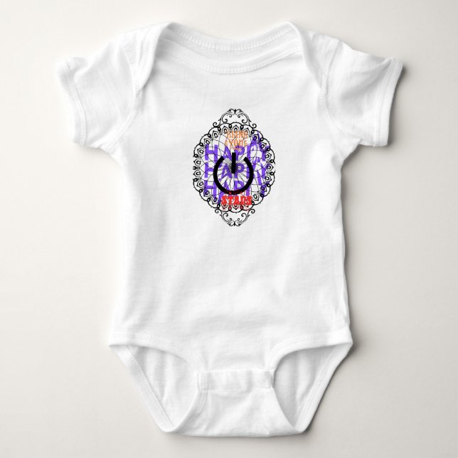Body Para Bebé Camiseta de bebé blanco (Anverso)