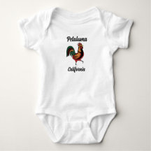 Camiseta de bebé bodysuit Petaluma California Roos
