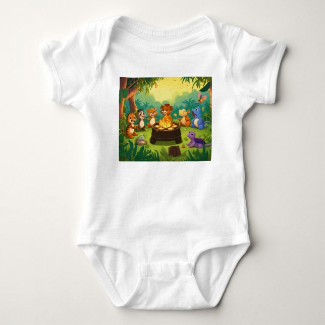 Body Para Bebé Camiseta 👶 de bebé con encanto ✨ (Anverso)