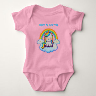 Body Para Bebé Camiseta de bebé de algodón Unicorn Magic