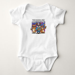 Body Para Bebé Camiseta de bebé de animales de dibujos animados d