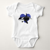 Camiseta de bebé de ballena asesina