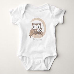 Body Para Bebé Camiseta de bebé de búho Body de bebé