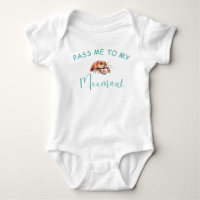 Camiseta de bebé de cangrejo de Meemaw